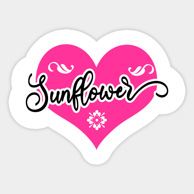 Sunflower Cute Sticker by Shop Ovov